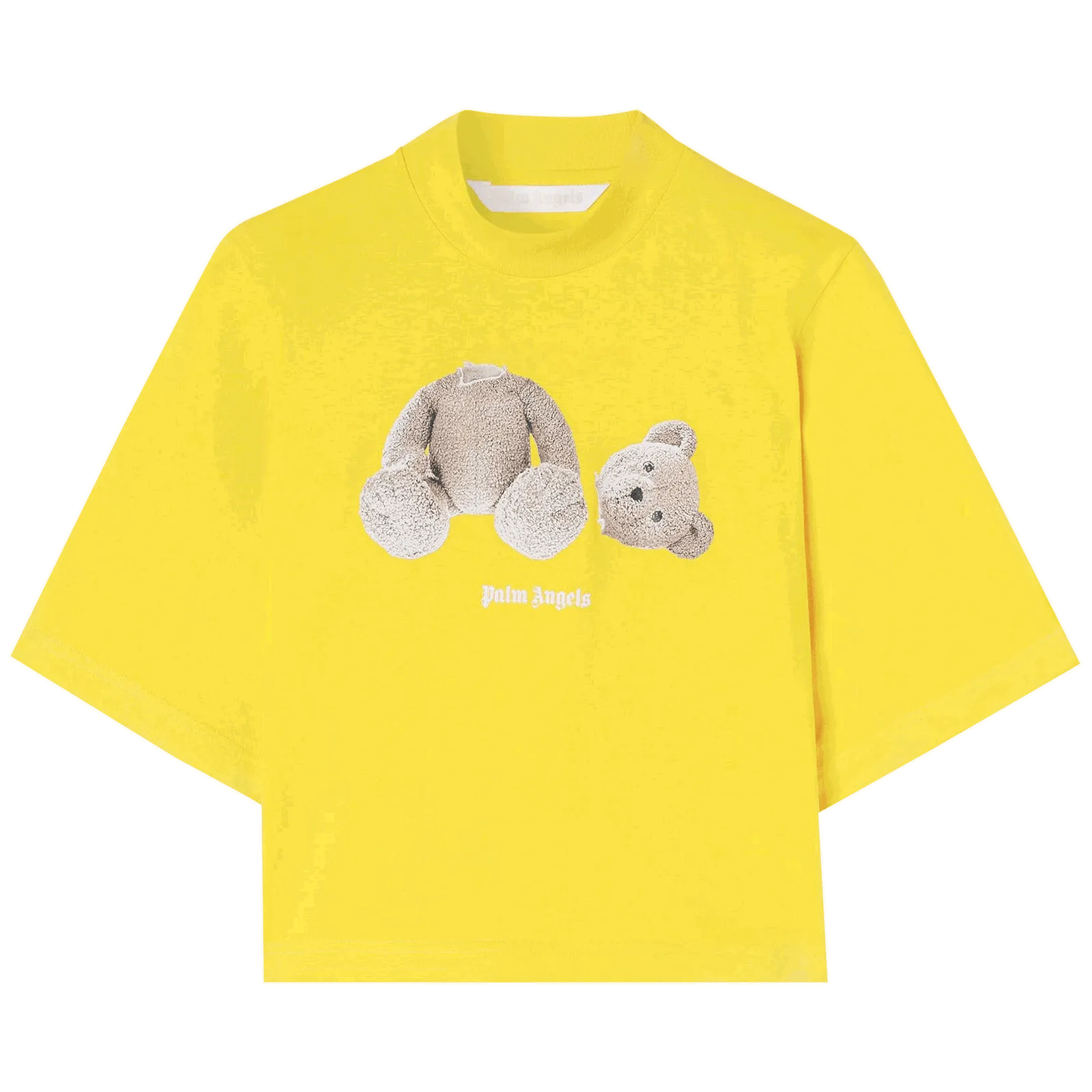 Palm Angels Bear Printed Fitted T-Shirt