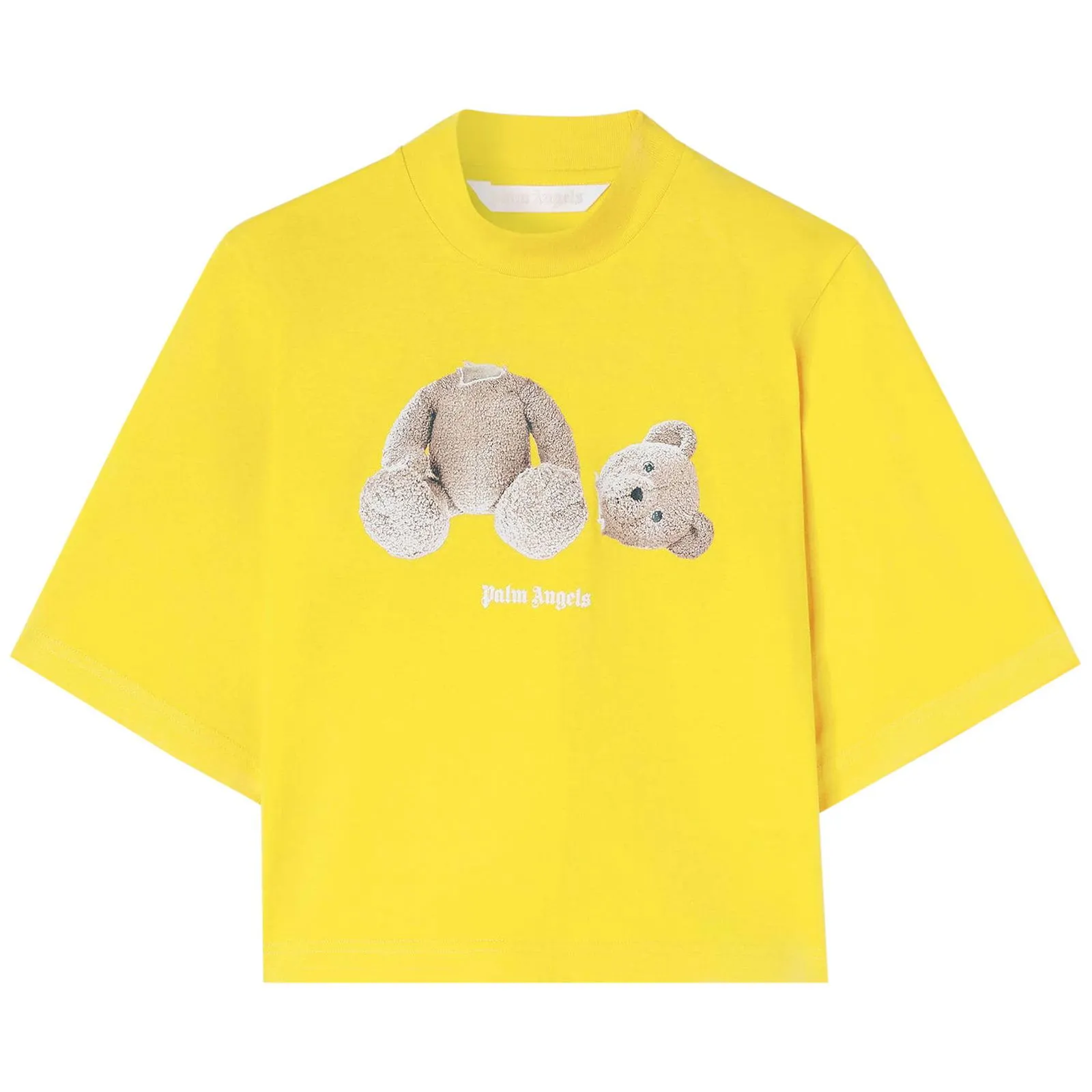 Palm Angels Bear Printed Fitted T-Shirt