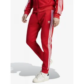 Pantalones Adidas SST Adicolor Rojos y Blancos