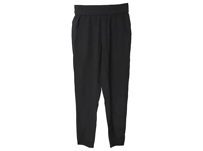 Pantalones de pernera recta Alexander Wang en viscosa negra Negro 