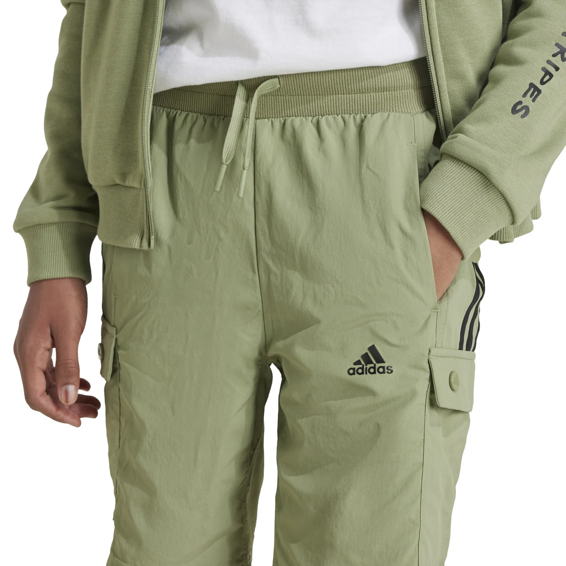 Pantalón corto cargo tejido para niños adidas Street Jam