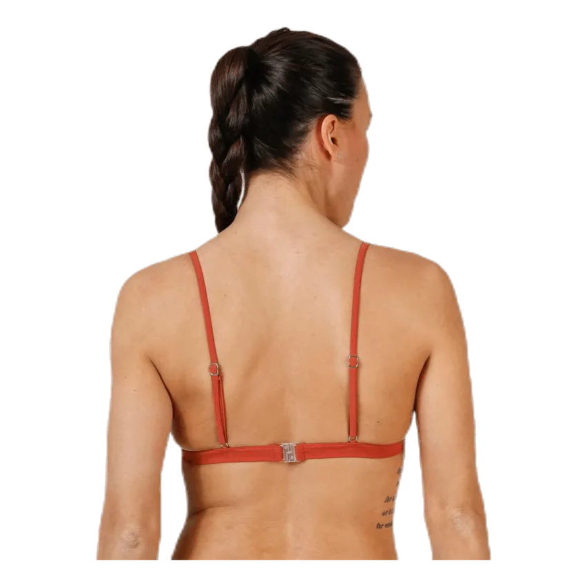 Pieces Barbara Bikini Triangle Bra Red