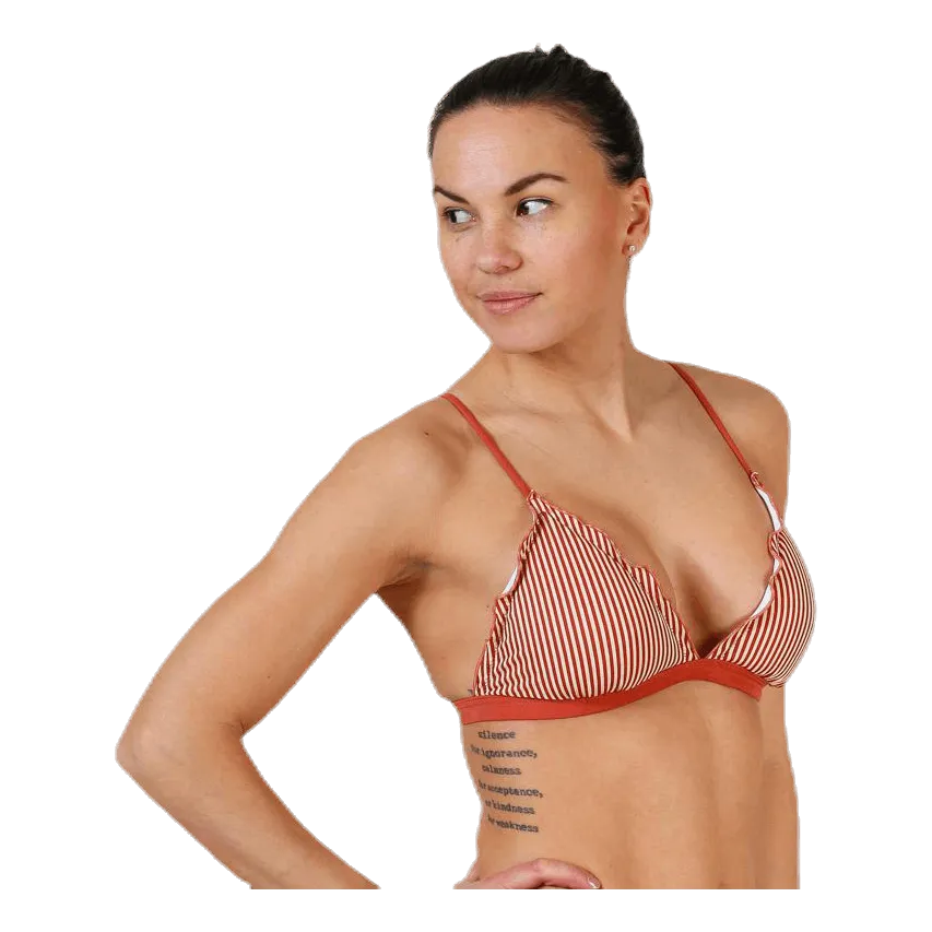 Pieces Barbara Bikini Triangle Bra Red