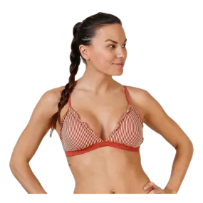 Pieces Barbara Bikini Triangle Bra Red