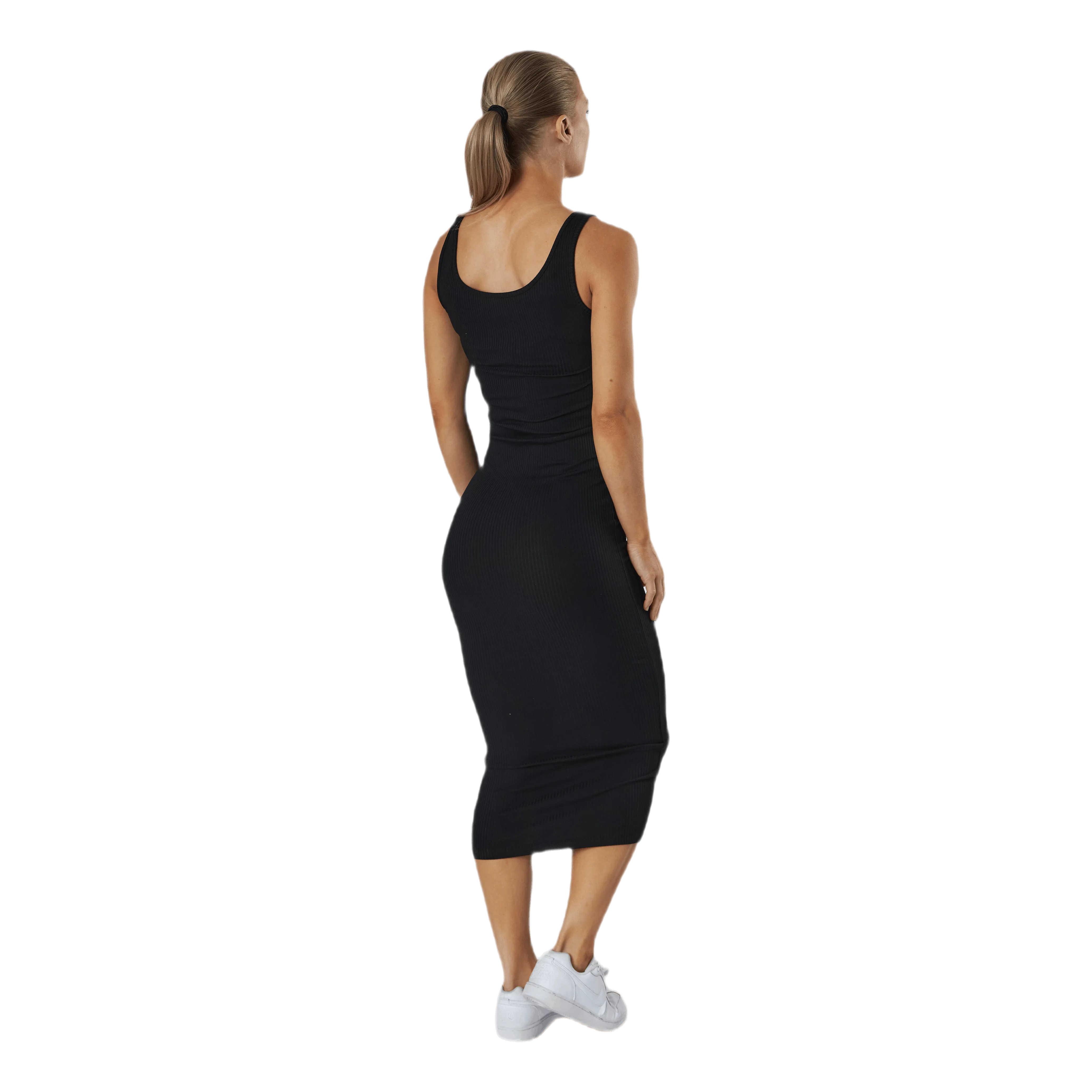 Pieces Kitte Tank Midi Dress Black