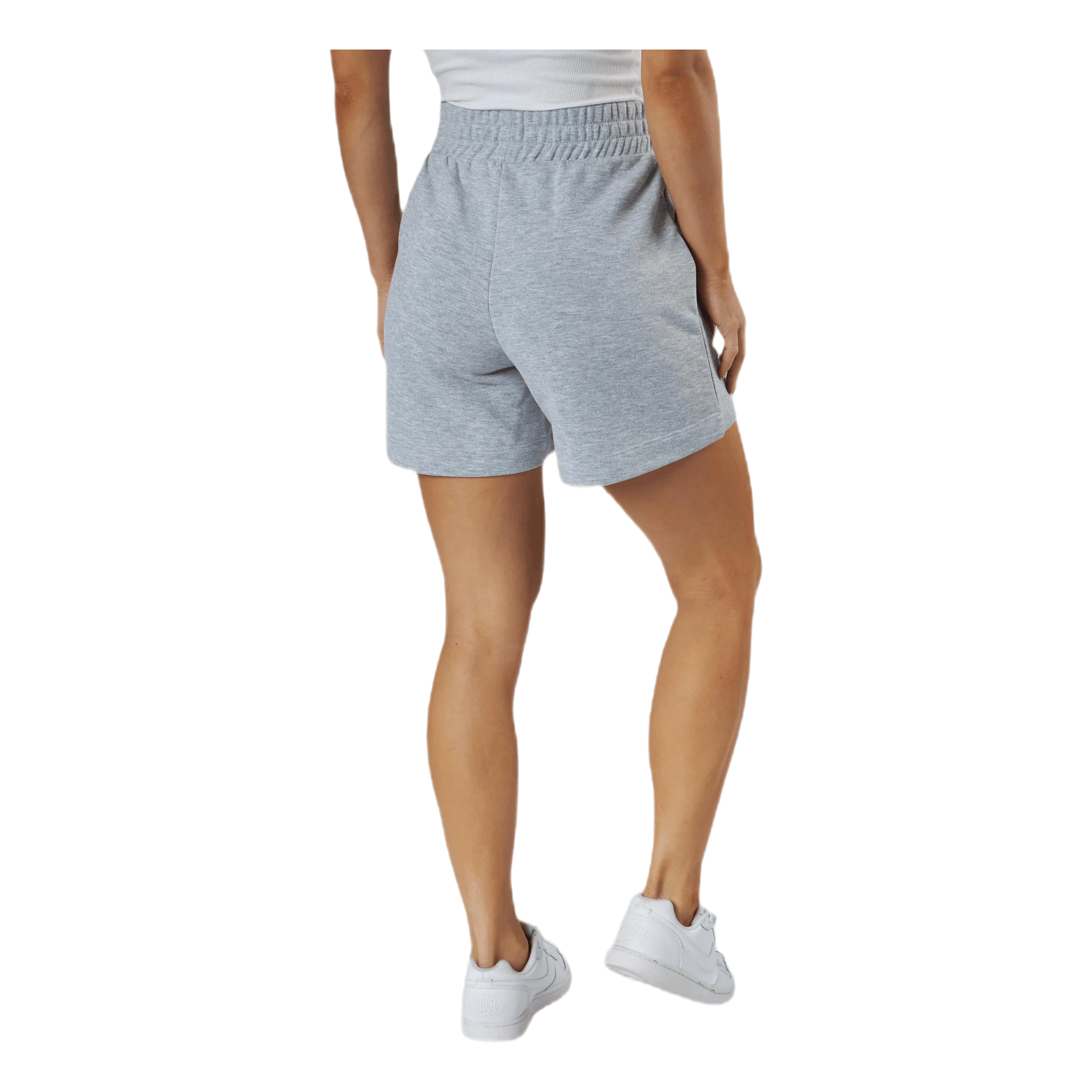 Pieces Liola Hw Sweat Shorts Lounge Grey