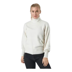 Pieces Pccava Ls High Neck Knit  Bc Birch