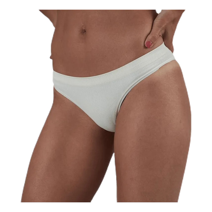 Pieces Ymmi Rib Brief 2-Pack White