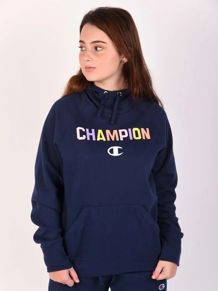 Polera para Mujer CHAMPION SIN ZIP POWERBLEND HOODIE - POP COLOR LOGO Z0Q