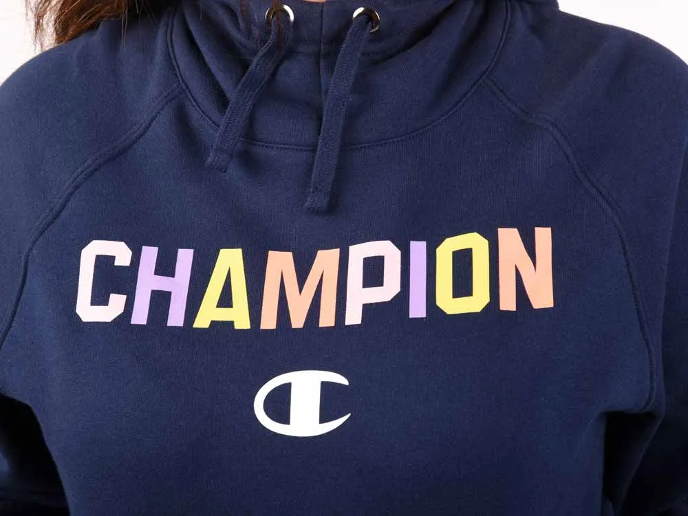 Polera para Mujer CHAMPION SIN ZIP POWERBLEND HOODIE - POP COLOR LOGO Z0Q