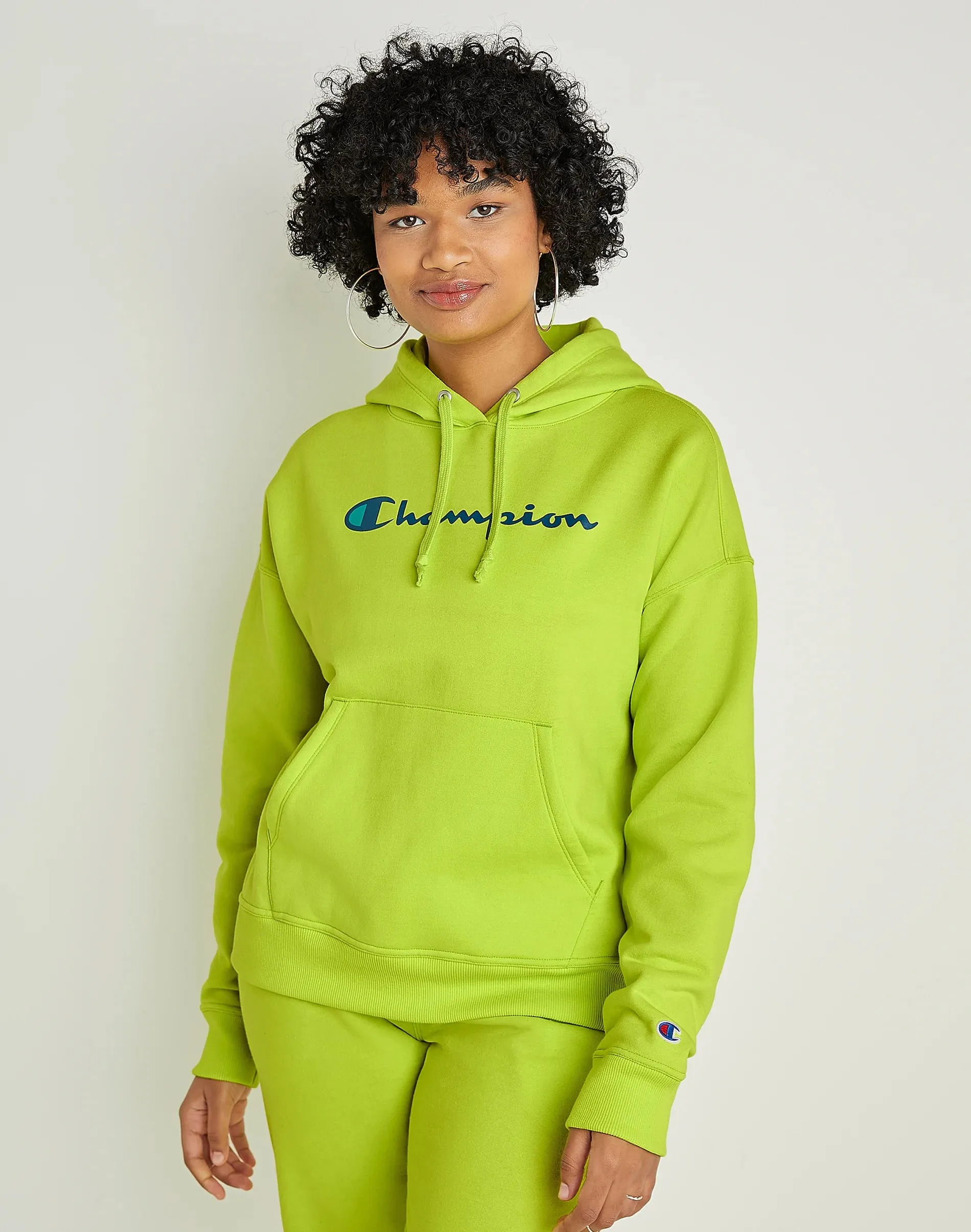 Polera para Mujer CHAMPION SIN ZIP POWERBLEND RELAXED HOODIE 04W