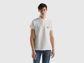 Polo blanco slim fit