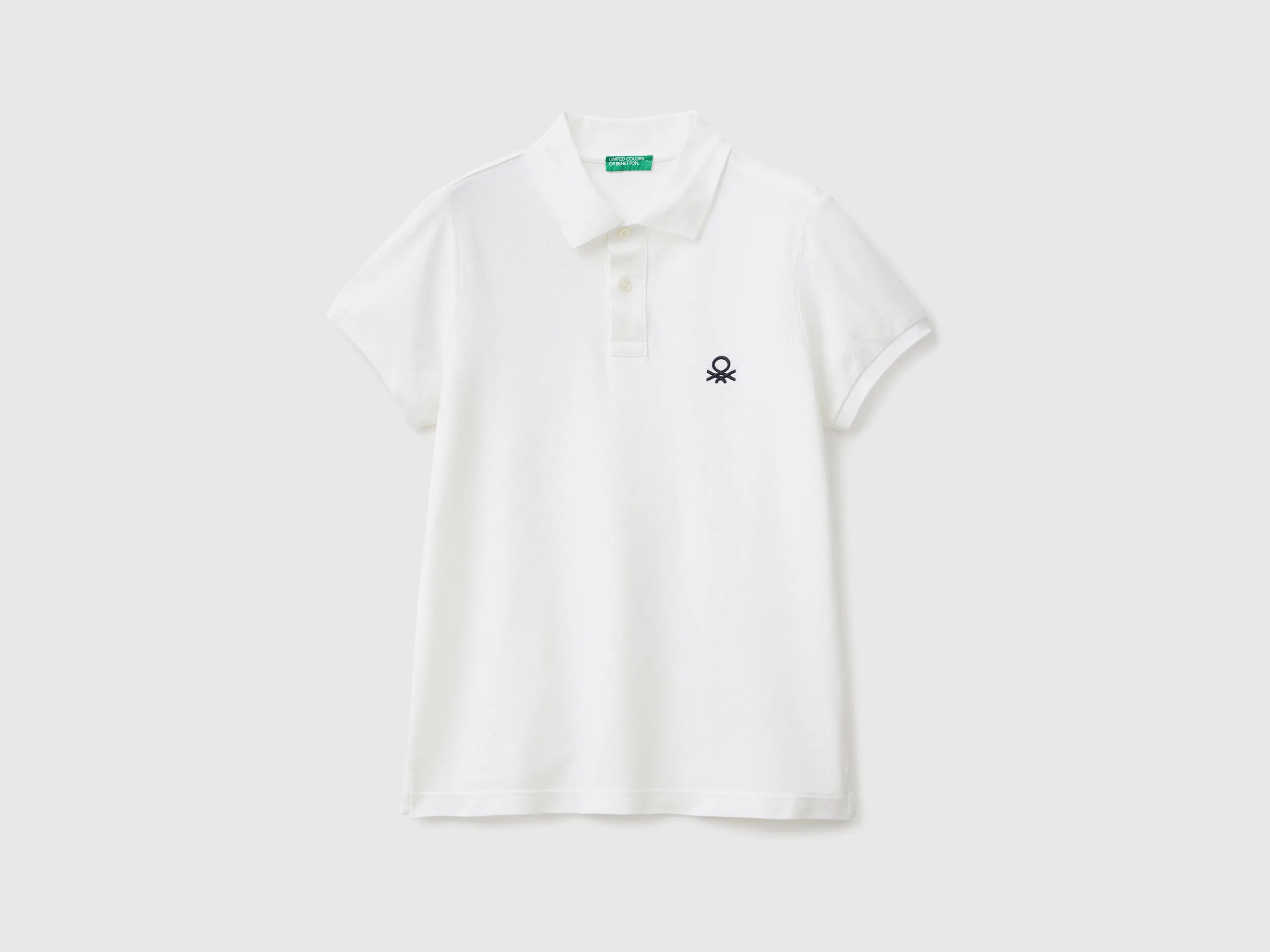 Polo blanco slim fit