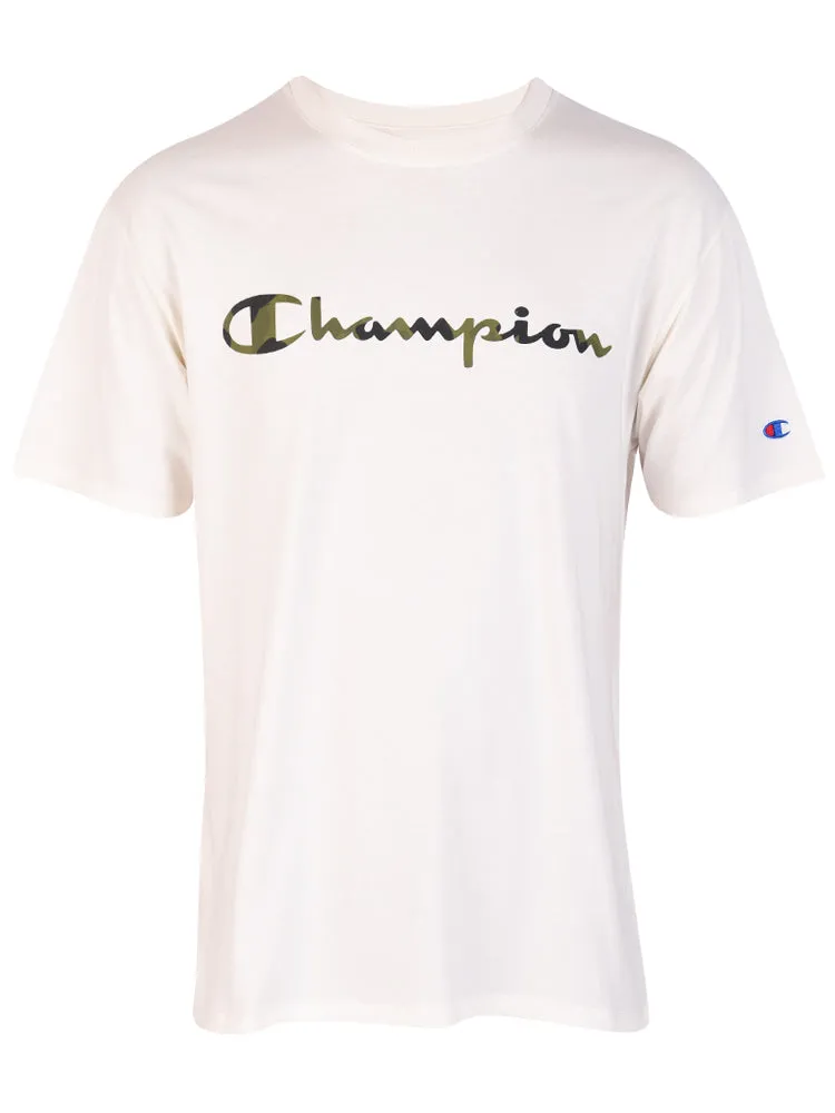 Polo para Hombre CHAMPION C-GT23H586215 CLASSIC JERSEY TEE CAMO SCRIPT LOGO 045