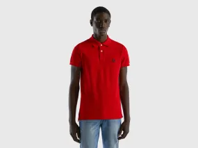 Polo rojo slim fit