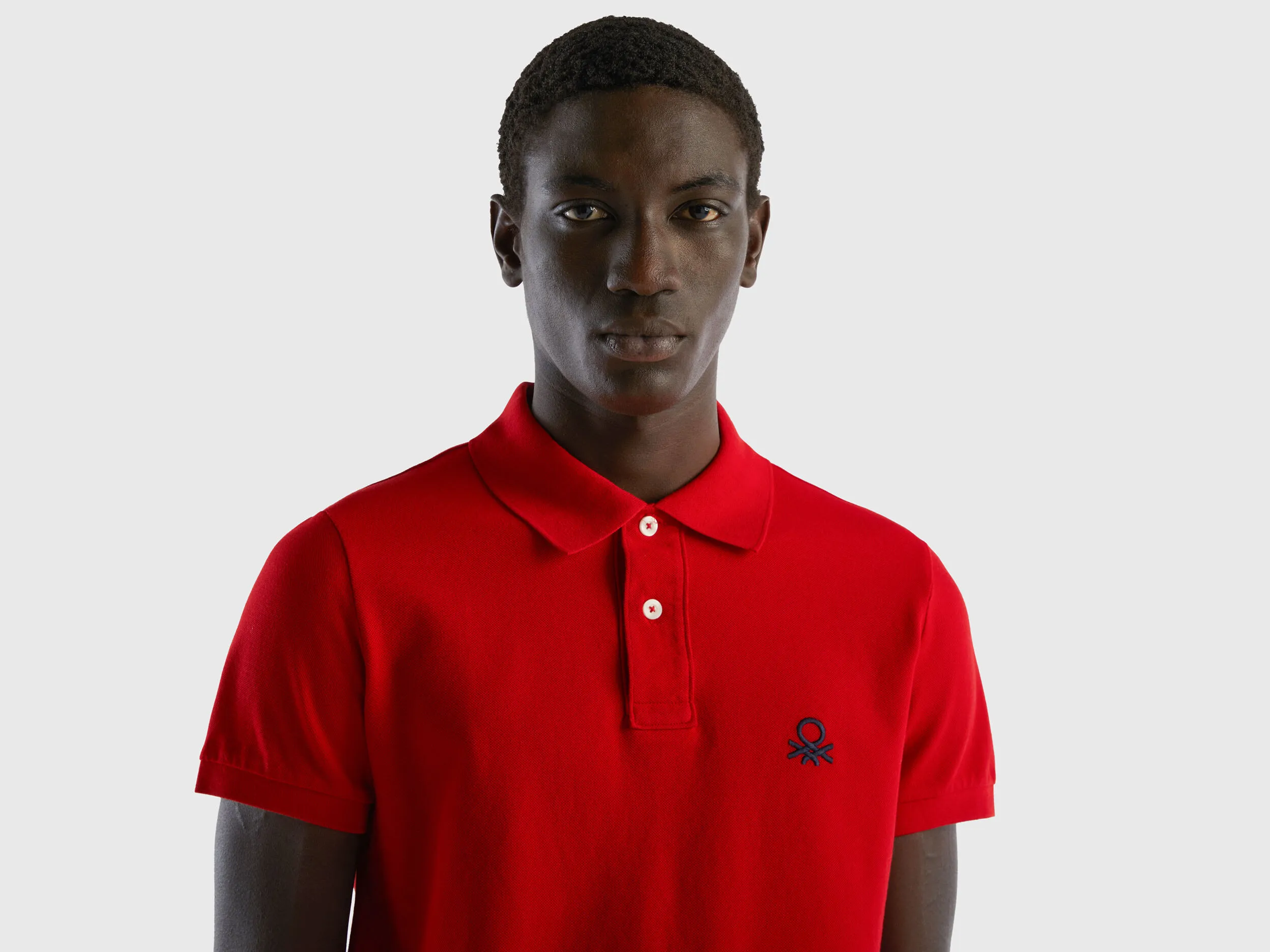 Polo rojo slim fit