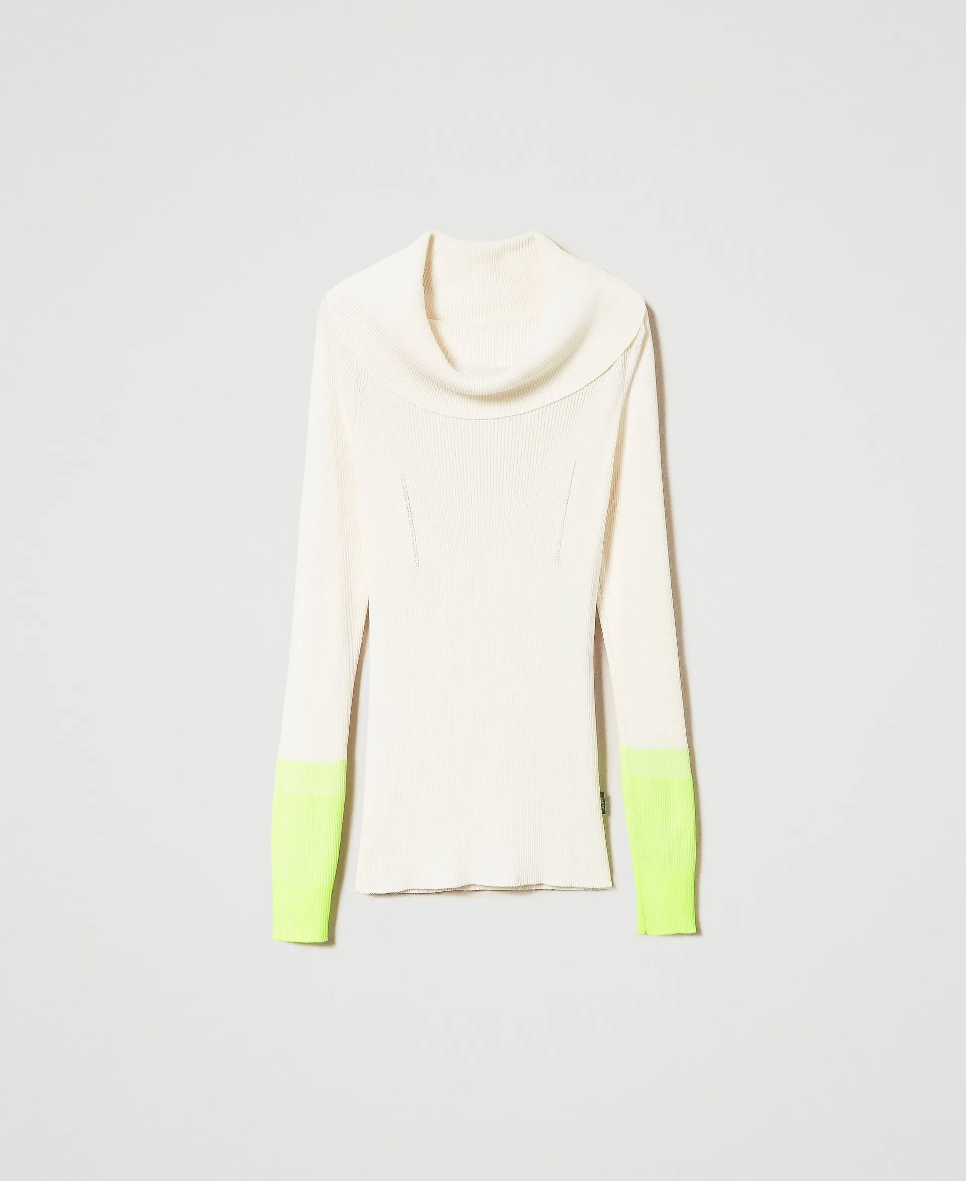 Pull ajusté MYFO avec détails fluo