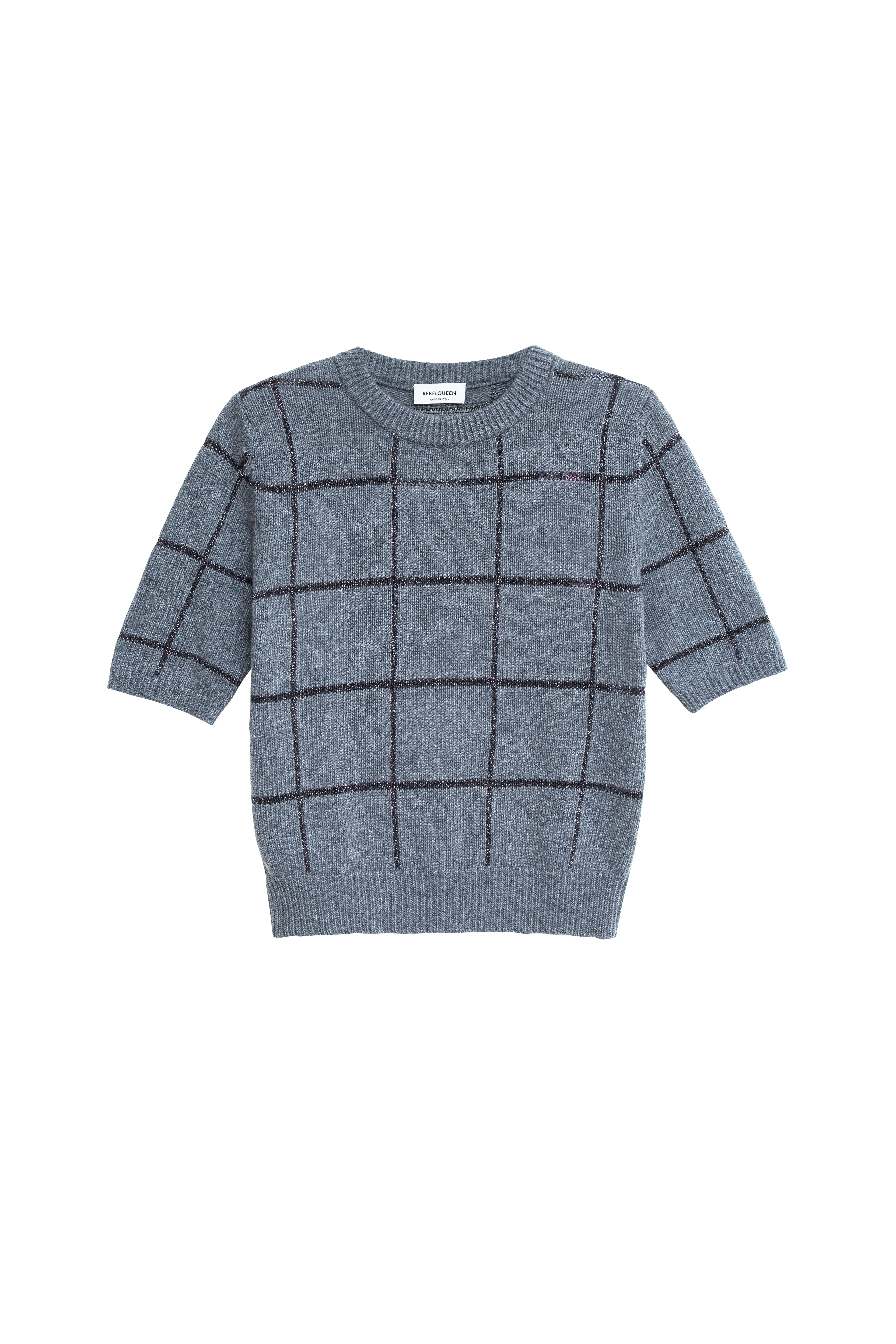 PULL QUADRI GREY