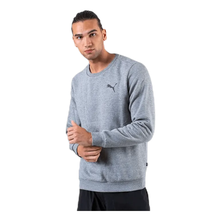 Puma Essential Logo Crew Sweat FL Grey