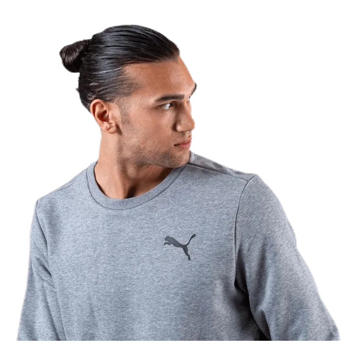 Puma Essential Logo Crew Sweat FL Grey