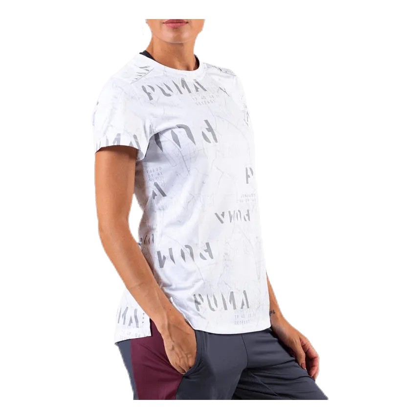 Puma Last Lap Graphic Tee White