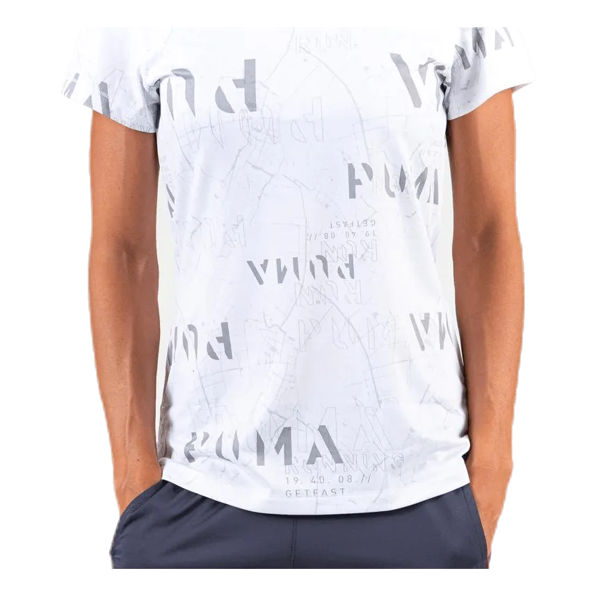 Puma Last Lap Graphic Tee White