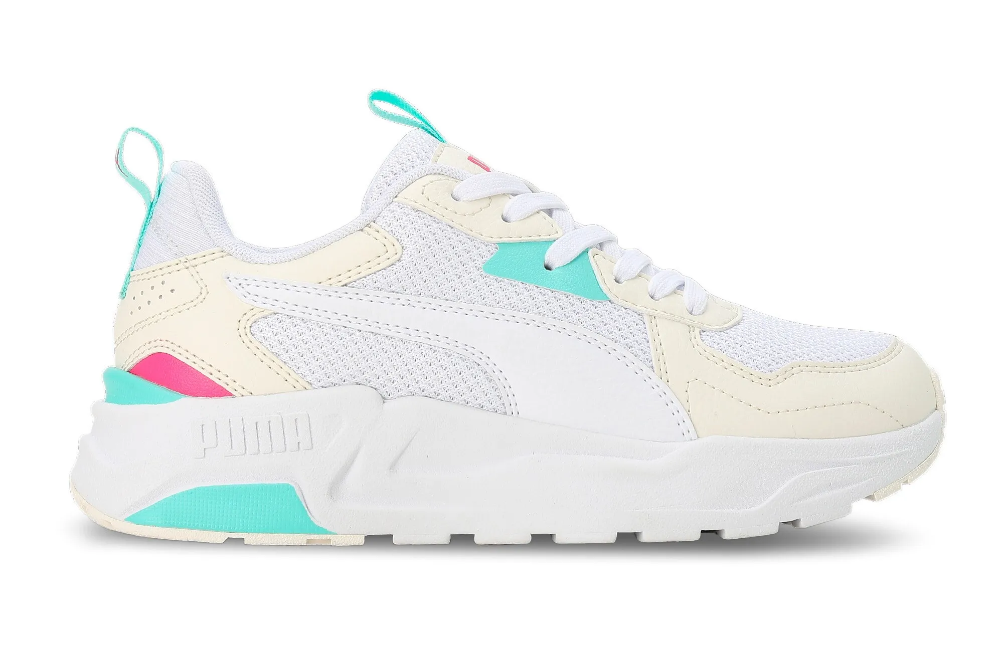 Puma Trinity Lite Jr. "Pristine-White/Mint"