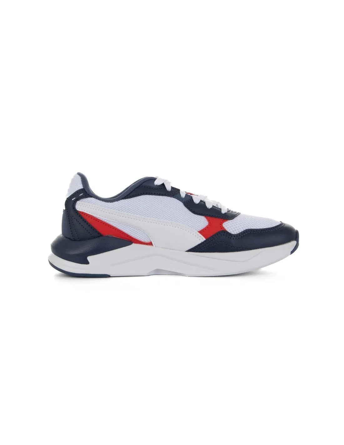 PUMA - Zapatillas blancas, azules y rojas X Ray Speed Lite 385524 20 Niño/a