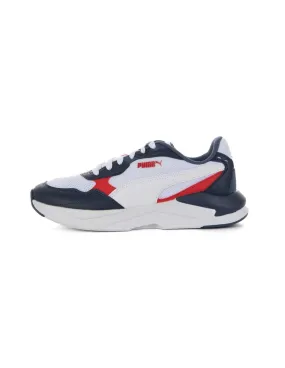 PUMA - Zapatillas blancas, azules y rojas X Ray Speed Lite 385524 20 Niño/a