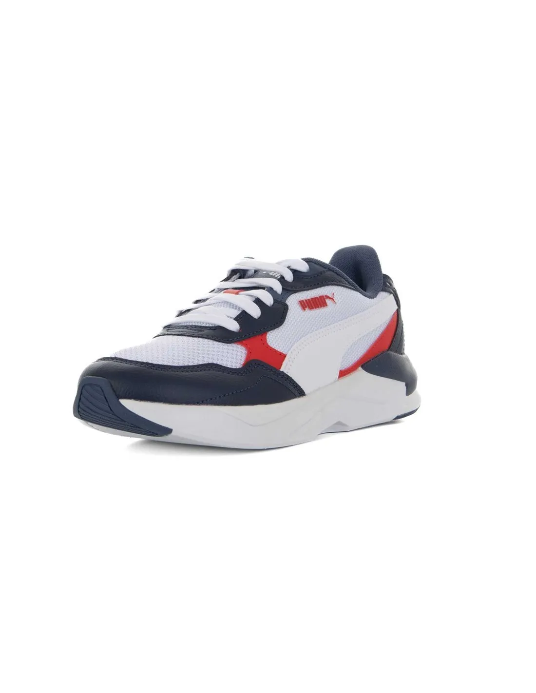 PUMA - Zapatillas blancas, azules y rojas X Ray Speed Lite 385524 20 Niño/a