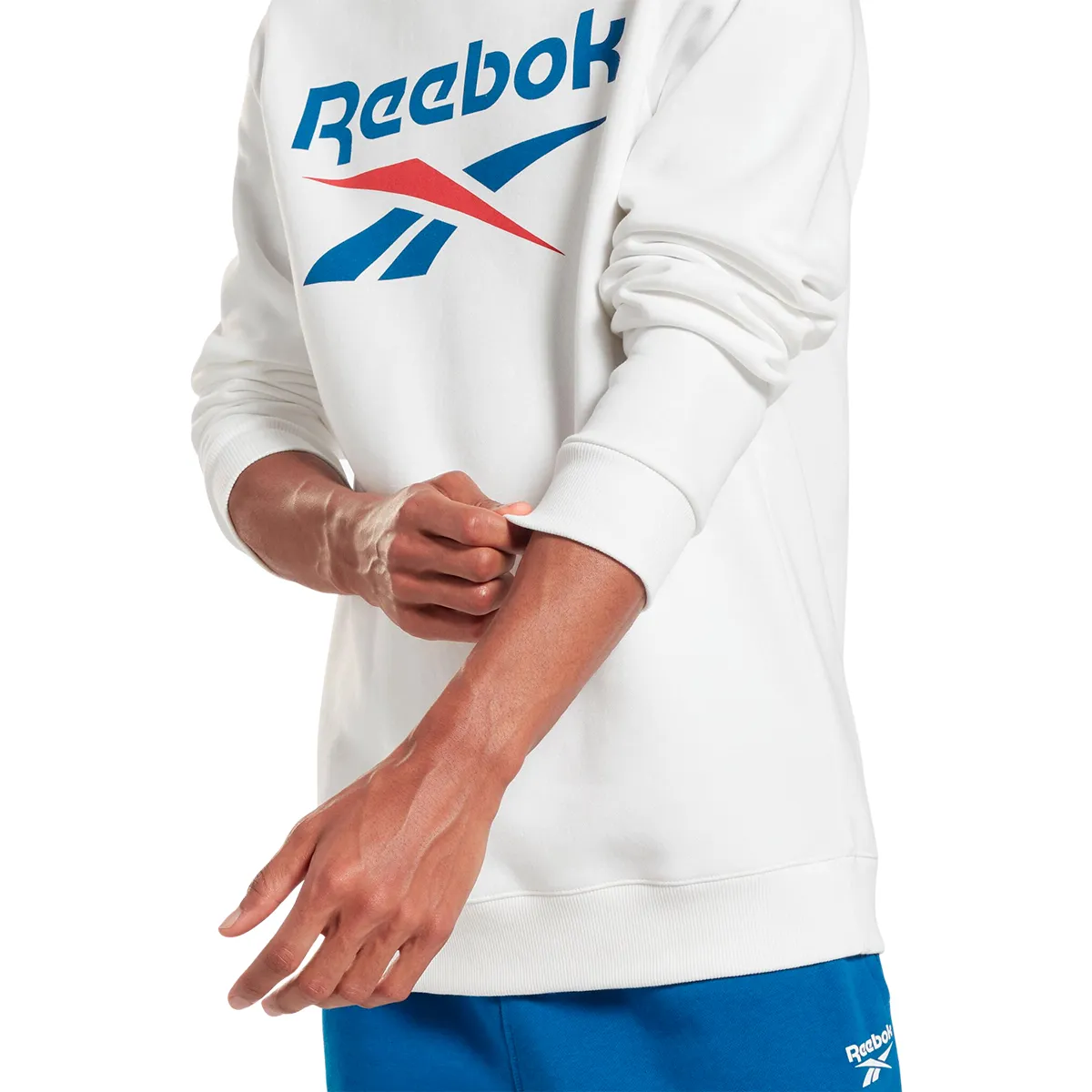 Reebok Buzo Big Stacked Logo Crew – Hombre – 2bv870h54796