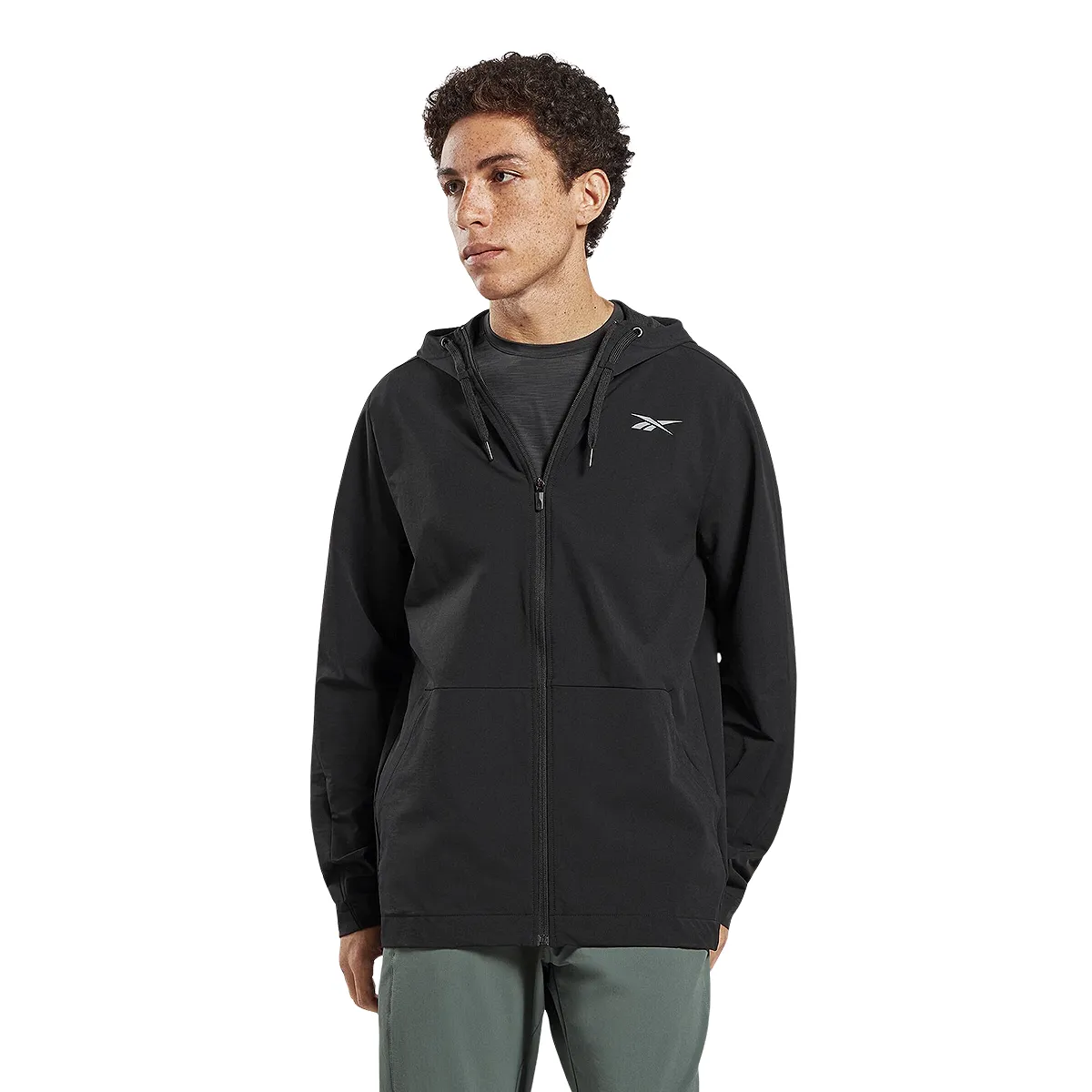 Reebok Campera Woven Jacket Full Zip – Hombre – 2100063617