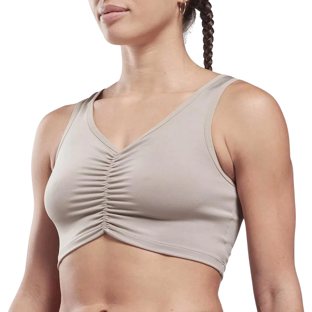 Reebok Top Studio Stripped Cropped – Mujer – H56396