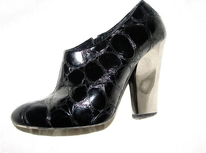 Russell & Bromley Sebastian Milano Pump Negro Plata 