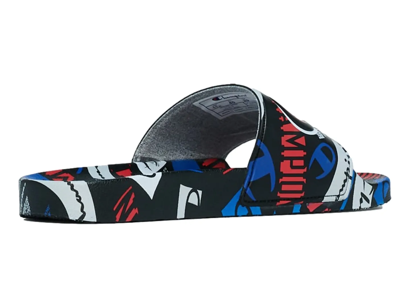 Sandalias Champion Logo Negro Para Hombre