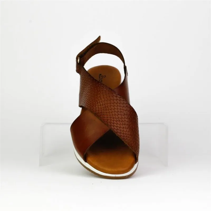 Sandalias de mujer Bonaventure K-201 ROBLE