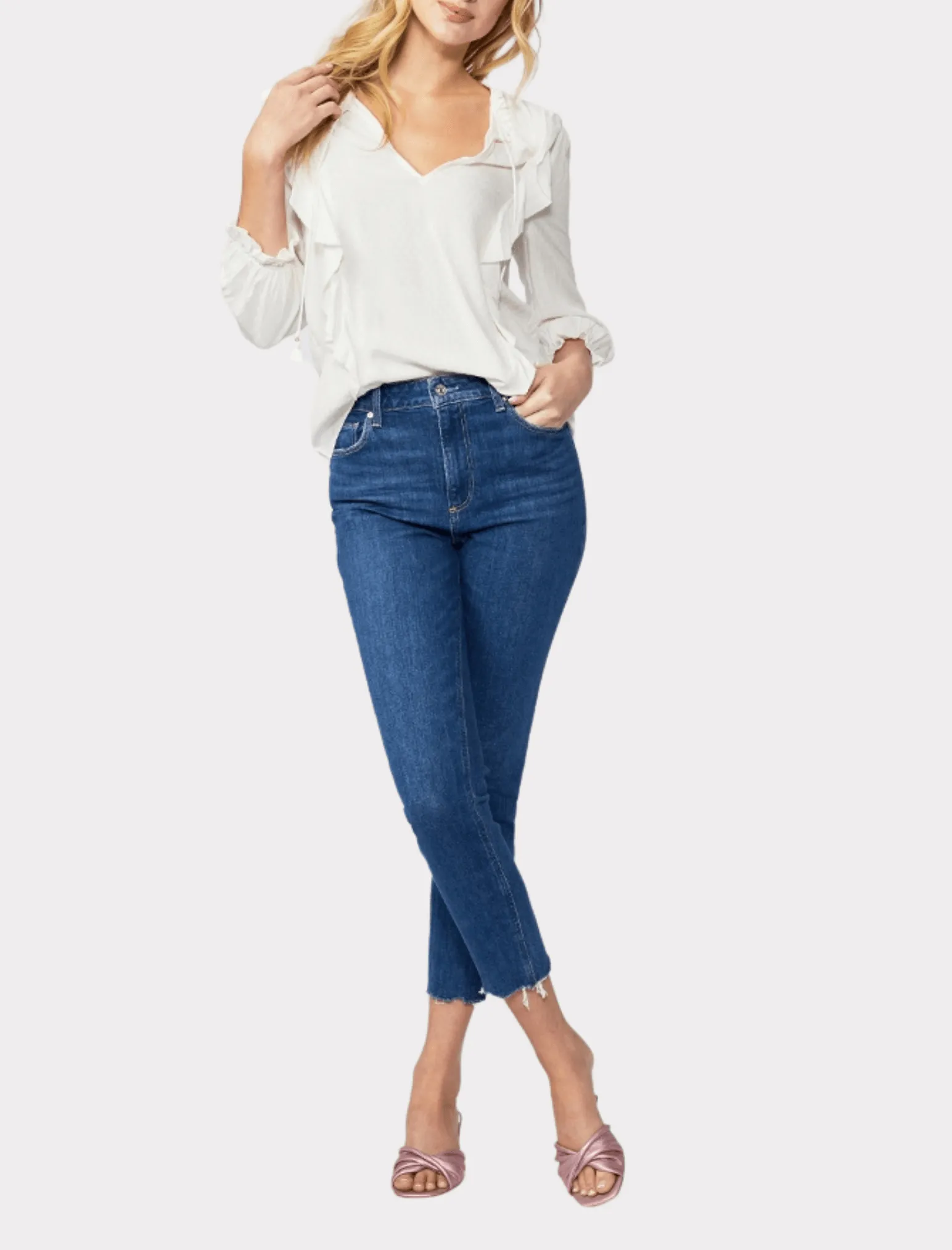 Sarah Slim Crop Jean