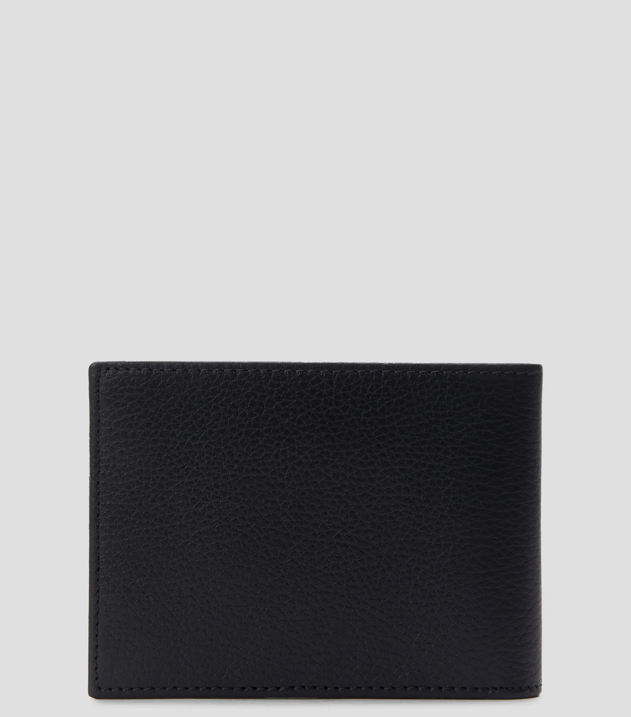 Scappino Cartera bifold en piel con textura Hombre