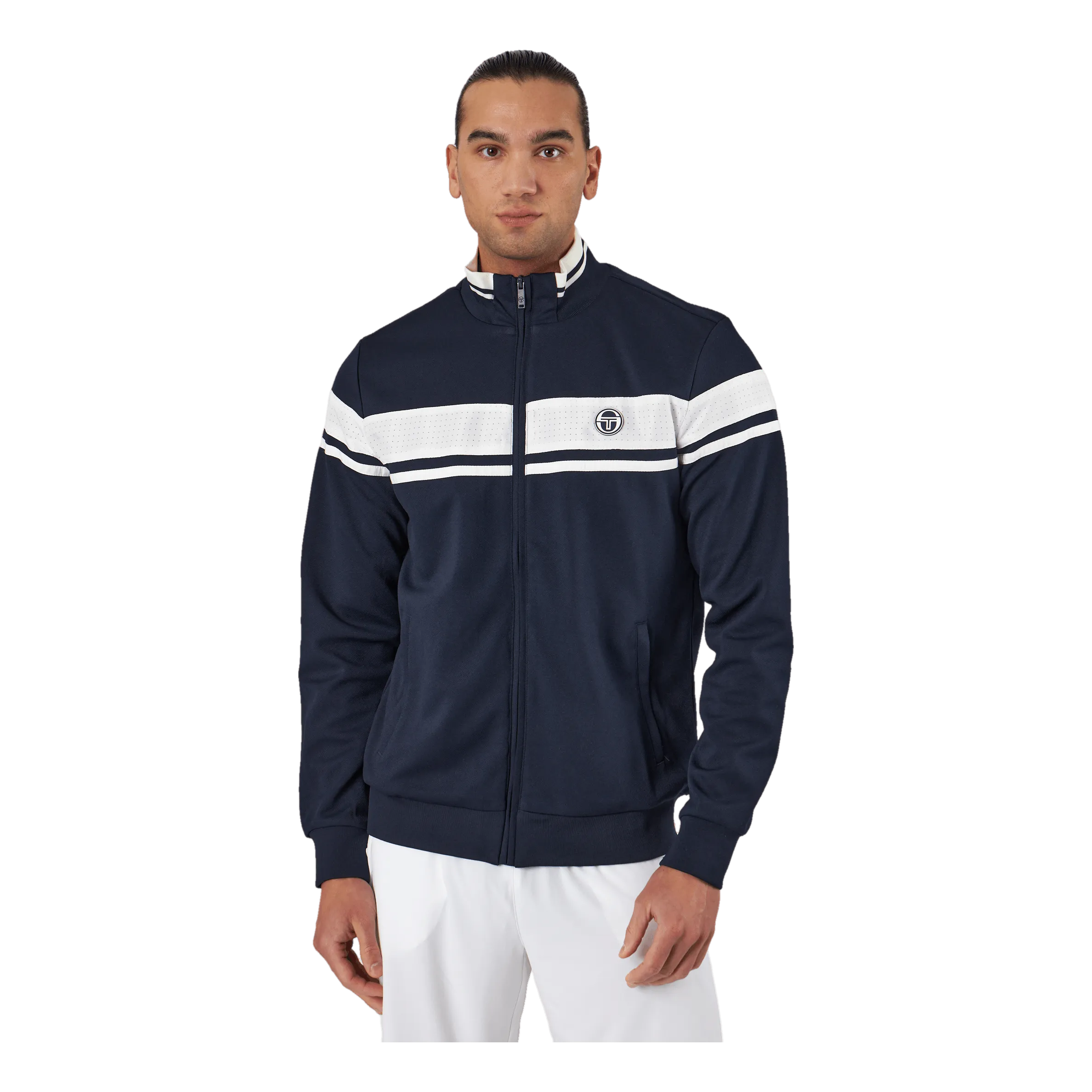 Sergio Tacchini Track Jacket Young Line Night Sky/blanc De Blanc