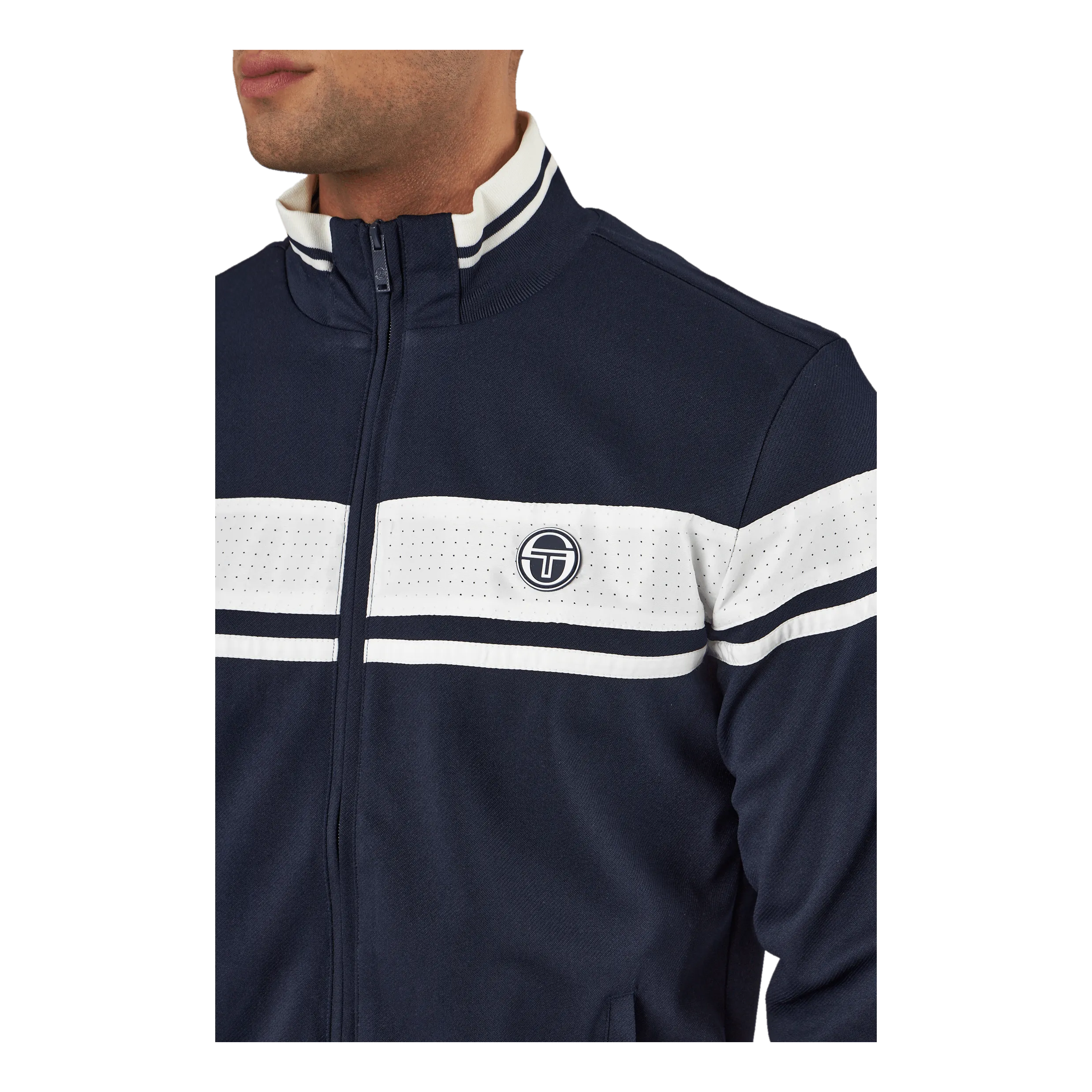 Sergio Tacchini Track Jacket Young Line Night Sky/blanc De Blanc