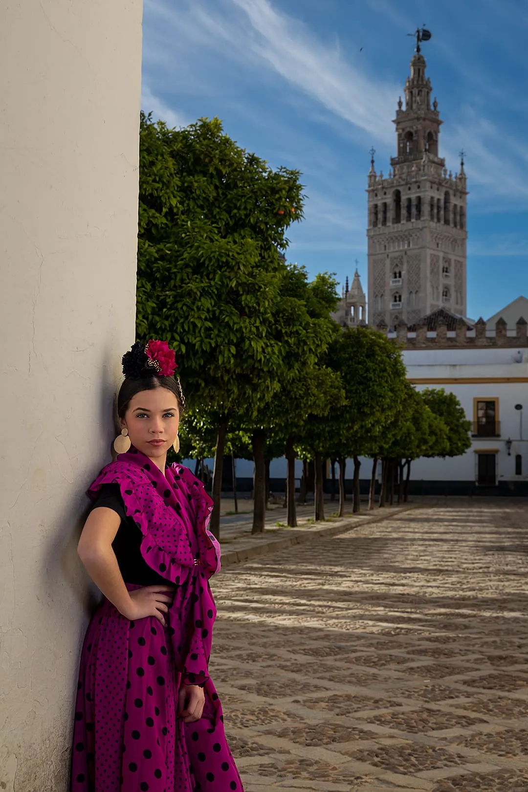 Set Falda y Pico Buganvilla Lunares