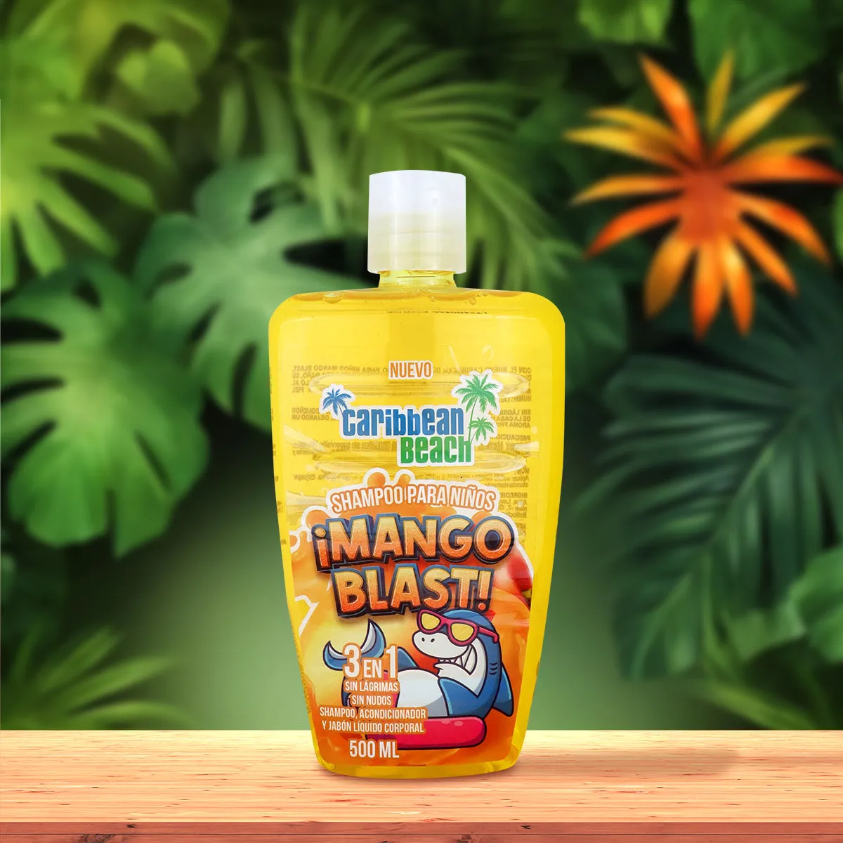 Shampoo Caribbean Beach 3 en 1 Mango Blast 500 ml