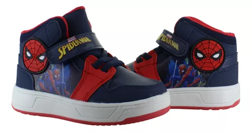 Spiderman Tenis Bota Urbana Moda Casual Confort Niño 91642