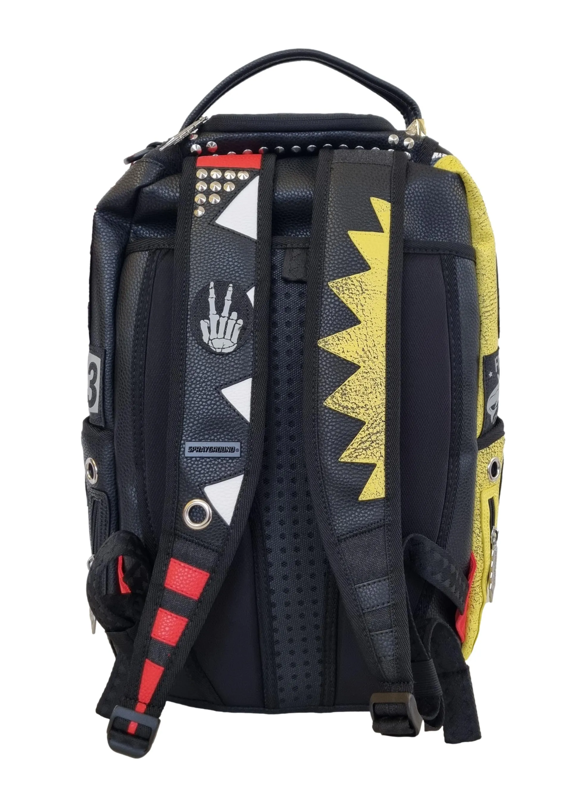 SPRAYGROUND mochila 910B6135NSZ punk rock tiburones negro