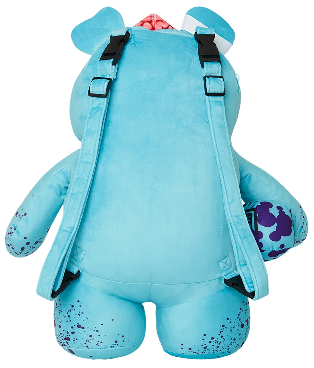 Sprayground Money Bear 12 Chainz Bear Backpack In Lime Green