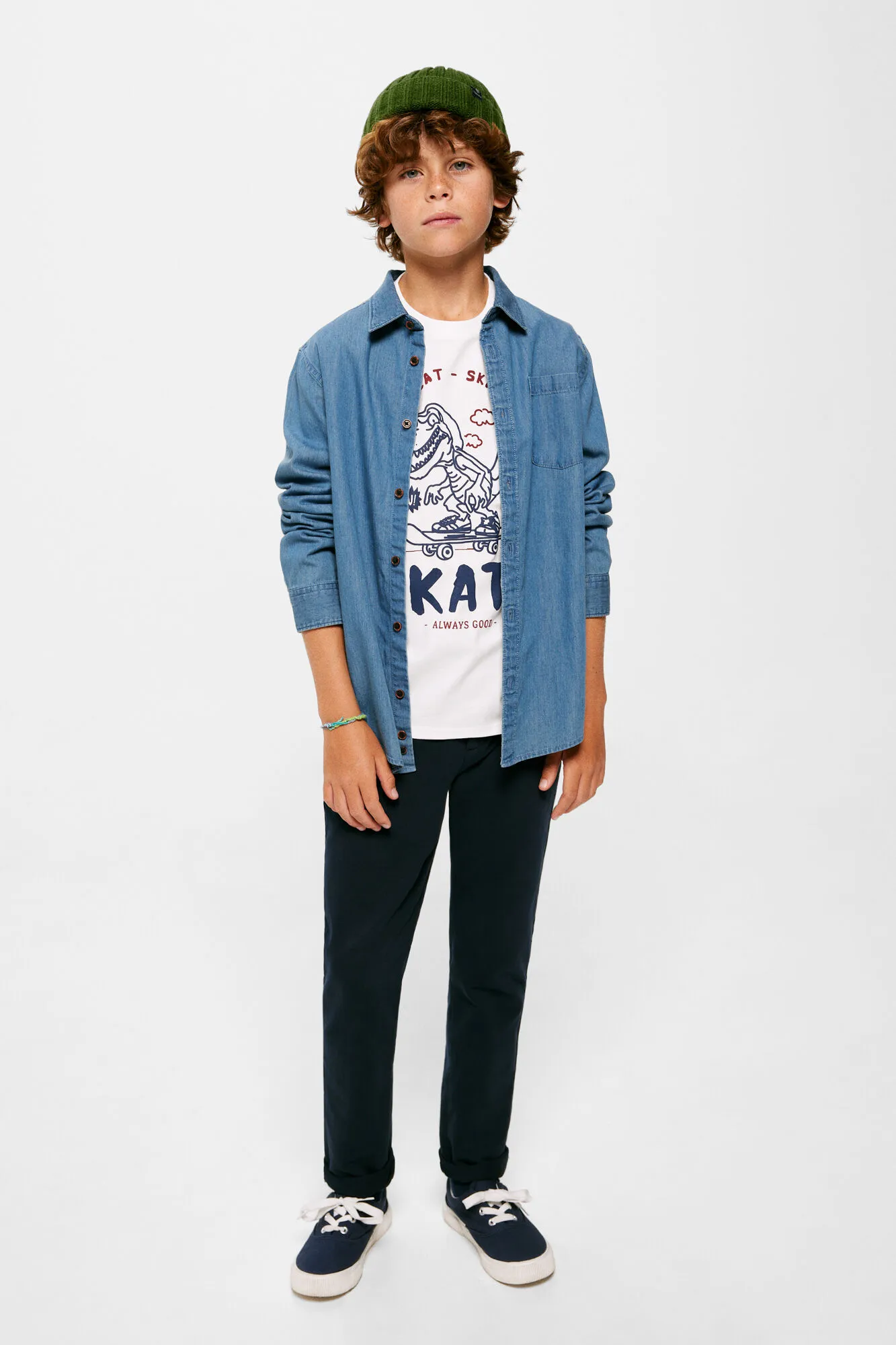 Springfield Kids Camisa denim niño