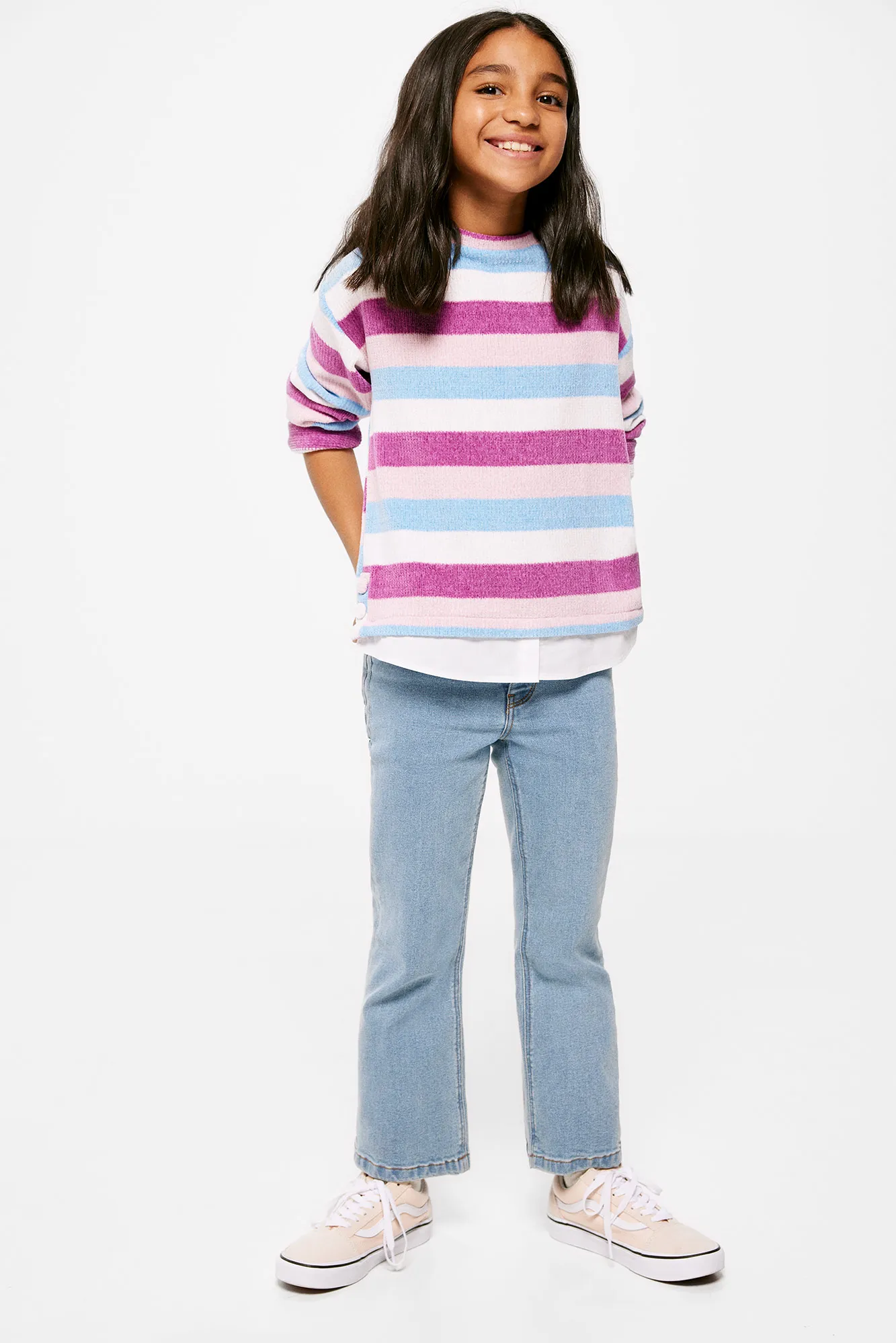 Springfield Kids Jersey chenilla rayas multicolor niña