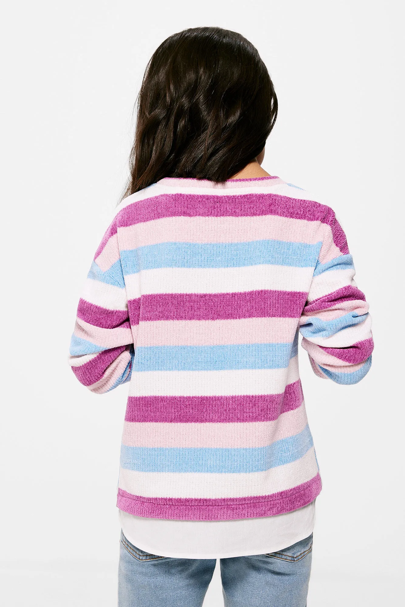 Springfield Kids Jersey chenilla rayas multicolor niña