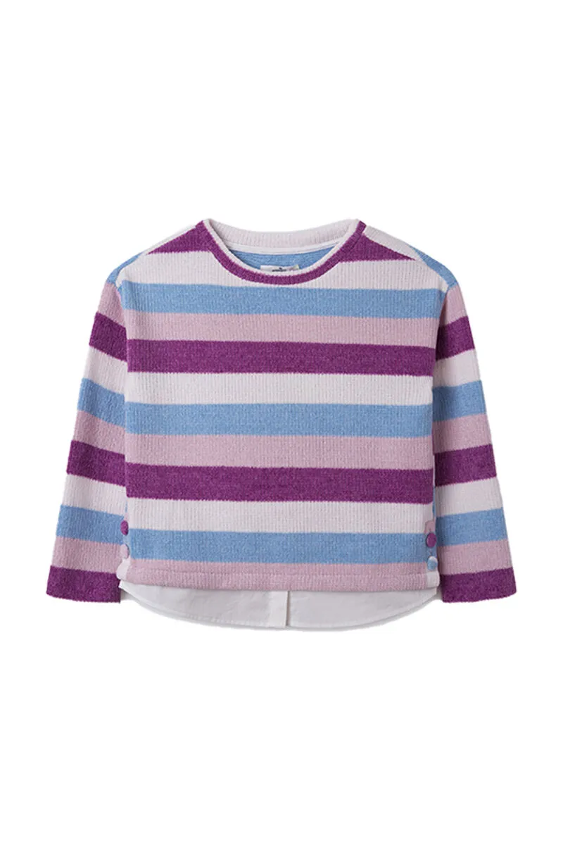 Springfield Kids Jersey chenilla rayas multicolor niña