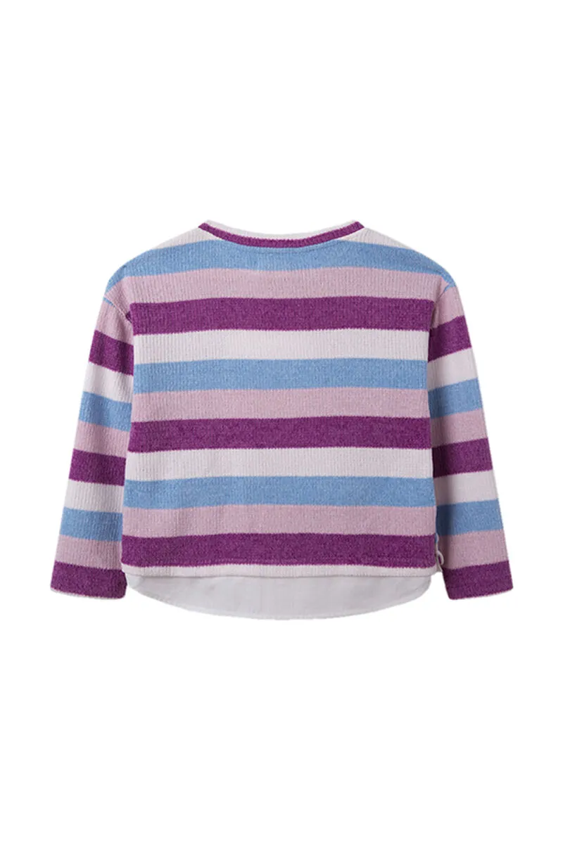 Springfield Kids Jersey chenilla rayas multicolor niña